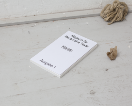Honich – Magazin für literarische Texte