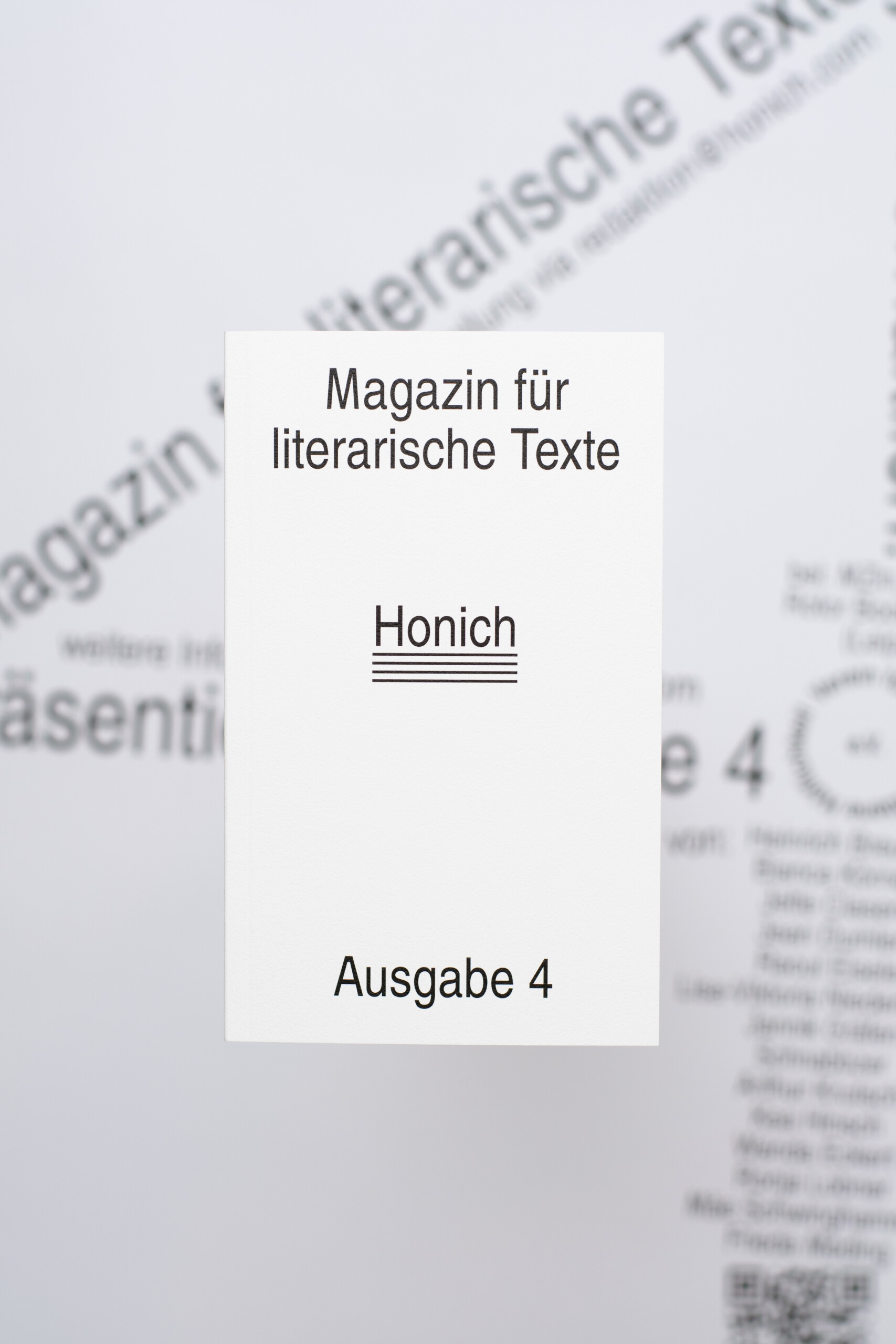 Honich – Magazin für literarische Texte Shop