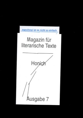 Honich – Magazin für literarische Texte
